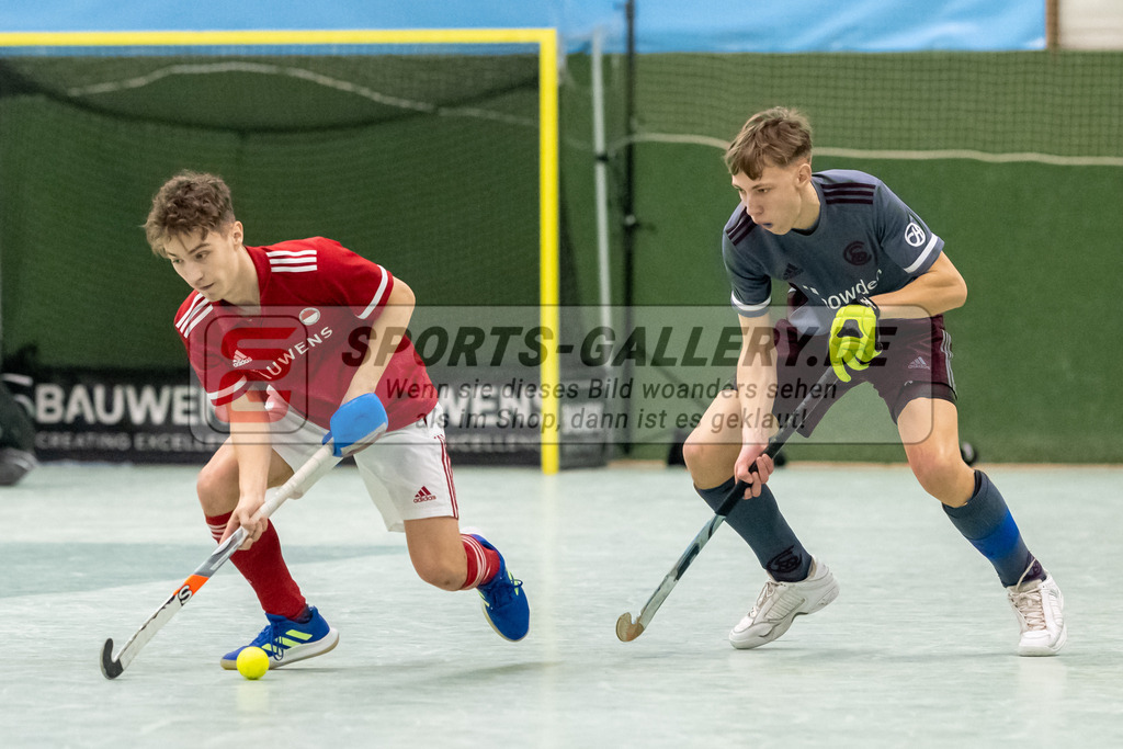 SFE_20230304_0040 | Deutsche Meisterschaft Männliche U16 Halle 2023 am 04.03.2023 in Köln (KTHC Stadion Rot-Weiss Köln Tennis and Hockey Club), Photo: Stephan Fehrmann 2022 (Sports-Gallery)