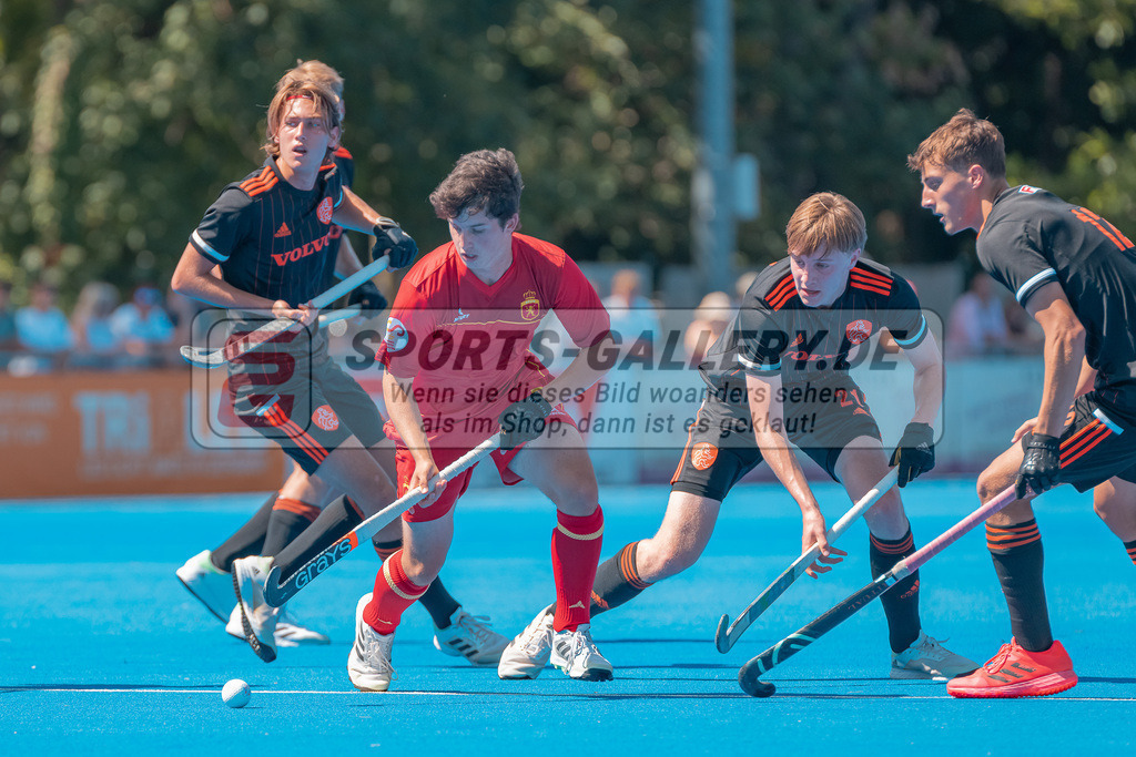 HK_20230711_101193 | Euro Hockey MU18 Spain vs Netherlands Championship Girls &amp; Boys am 11.7.2023 CHTC , Krefeld ,