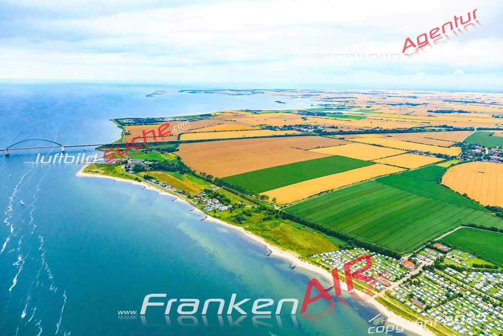 Luftbild von  Fehmarn - Luftaufnahme wurde 2016 von https://frankenair.de mittels Flugzeug (keine Drohne) erstellt - die Geschenkidee