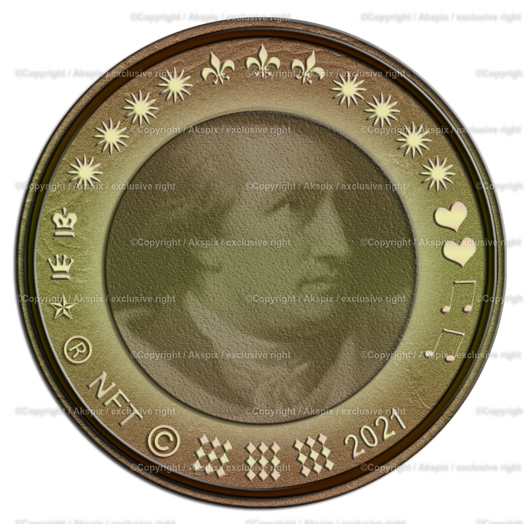 NFTs_Coin-Goethe-2021 | Die Bildagentur Akspix ist eine Online-Bildagentur und bietet professionelles und kreatives Bildmaterial Royalty free und Rights Managed. Bildarchiv Akspix bietet eine große Auswahl an kreativen und klassischen Motiven.Frankfurt Fotograf, Fotoshooting