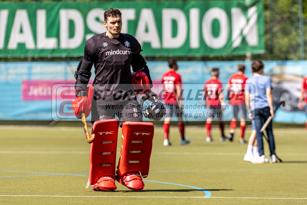 MJ_2024-.05-11-H-HTCU-Alster-42 | Felix Damberger (Uhlenhorst Mülheim #1), Uhlenhorst Mülheim - Der Club an der Alster am 11.5.2024 im Waldstadion, Mülheim a. d. Ruhr