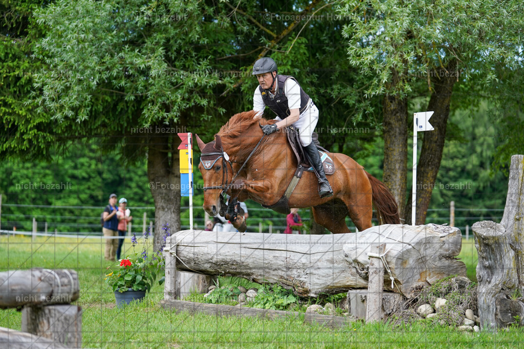 20240518-FAH03697 | Turnierbilder von Niederseon, Turnierfotografen Bayern, Fotoagentur Herrmann, Geländebilder, Reitsportfotografie
