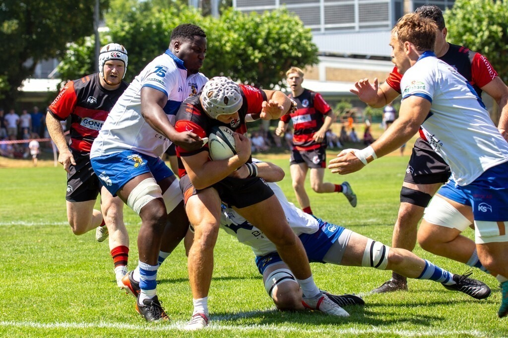 Rugby-Bundesliga, Saison 2024/25, Finale um die deutsche Meisterschaft: SC Frankfurt 1880 gegen TSV Handschuhsheim | Rugby-Bundesliga, Saison 2024/25, Finale um die deutsche Meisterschaft: SC Frankfurt 1880 gegen TSV Handschuhsheim - Realisiert mit Pictrs.com