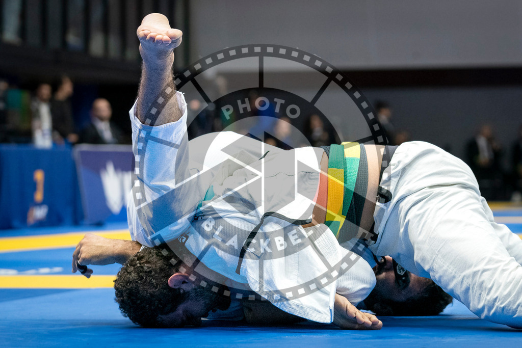 20240126PBB0374 | Fighters compete during the Brazilian Jiu-Jitsu European Championship of the IBJJF in Paris, France, on January 26, 2024.