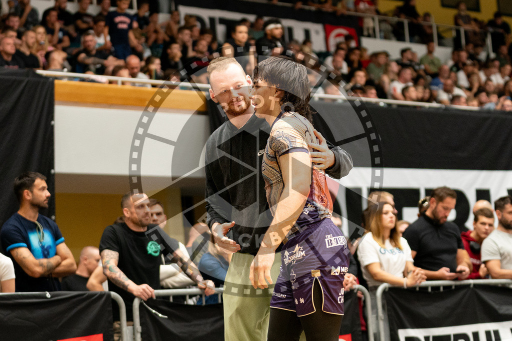 20230916PBB3509 | Fighters compete during the grappling tournement ADCC Trials (European, Middle East and African Championship) in Warsaw, Poland, on September 16, 2023.