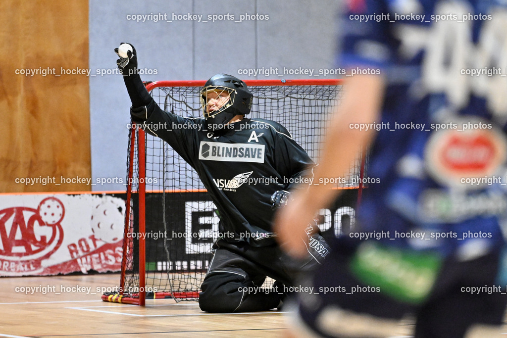KAC Floorball vs. VSV Unihockey | #87 Timmo Taurer VSV Unihockey, KAC Floorball vs. VSV Unihockey, KAC Floorball vs. VSV Unihockey am 21.03.2026 in Klagenfurt (Ballspielhalle Waidmannsdorf), Austria, (Photo by Bernd Stefan)