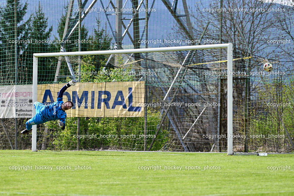 FC Faakersee vs. FC Dölsach | #38 Michael Lessiak FC Faakersee, Tor FC Dölsach, FC Faakersee vs. FC Dölsach, FC Faakersee vs. FC Dölsach am 20.04.2025 in Finkenstein (Sportplatz Finkenstein), Austria, (Photo by Bernd Stefan)