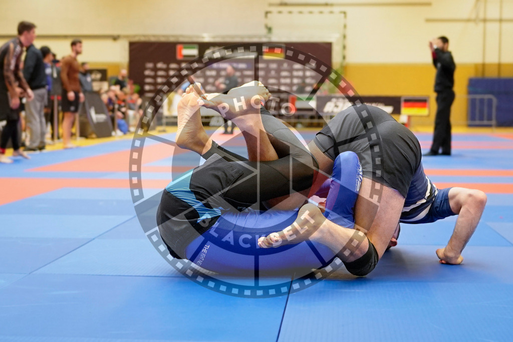 20240203PBB09378 | Fighters compete during the Brazilian Jiu-Jitsu Championship of the AJP Tour in Maintal by Frankfurt am Main, Germany, on February 2, 2024.