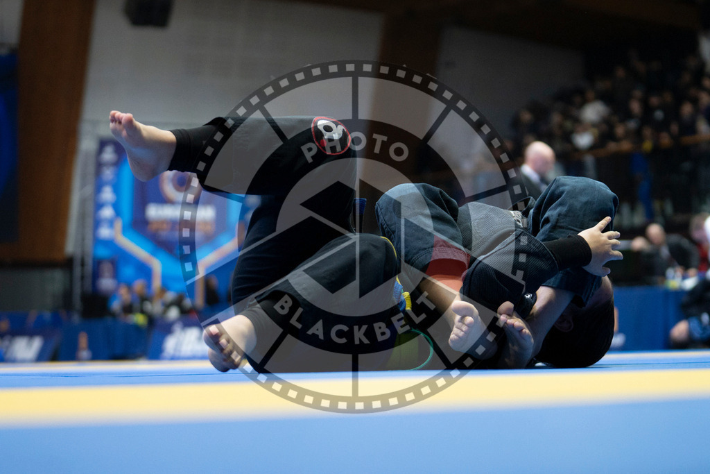 20240119PBB1952 | Fighters compete during the IBJJF European Championship in Paris, France, on January 19, 2024.