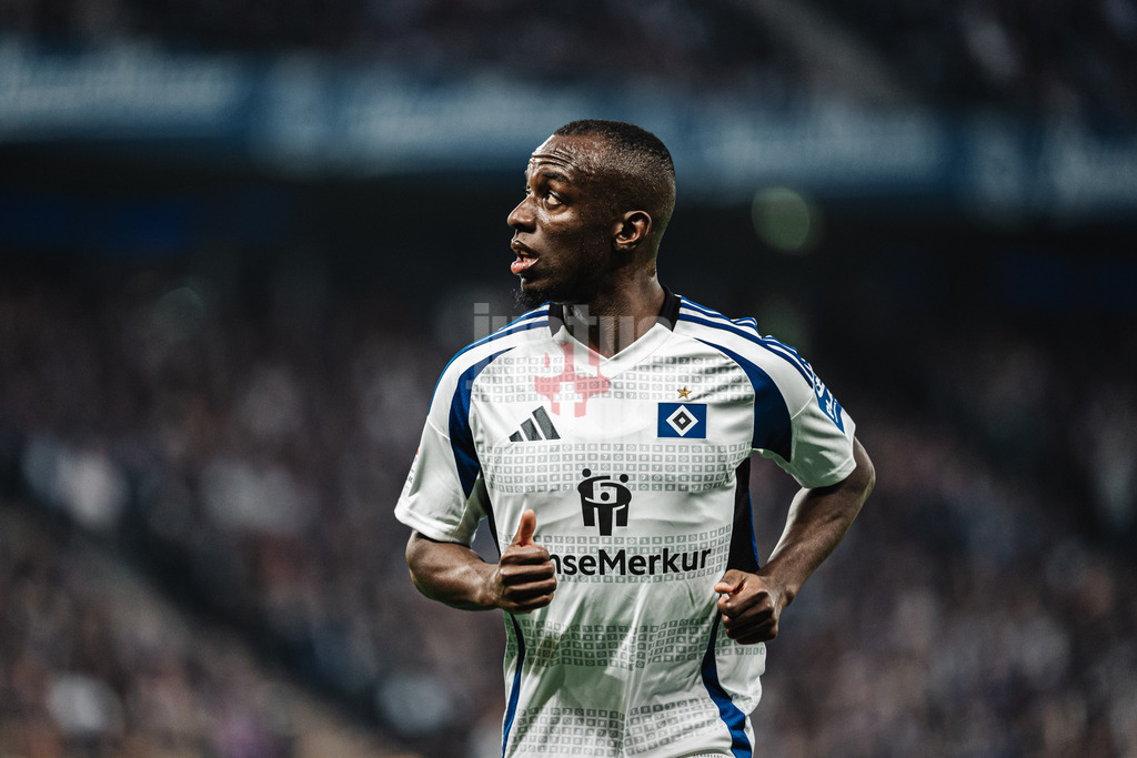 Fußball | Männer | Saison 2024/2025 | 2. Fußball-Bundesliga | 27. Spieltag | Hamburger SV vs. SV 07 Elversberg | 28.03.2025 | Jean-Luc Dompe (#7, HSV)