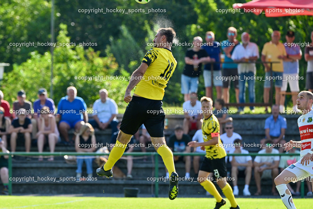 FC Faakersee vs. Rapid Lienz  | #18 Andreas Unterguggenberger FC Faakersee, FC Faakersee vs. Rapid Lienz , FC Faakersee vs. Rapid Lienz  am 04.08.2024 in Faakersee (Sportplatz Faakersee), Austria, (Photo by Bernd Stefan)