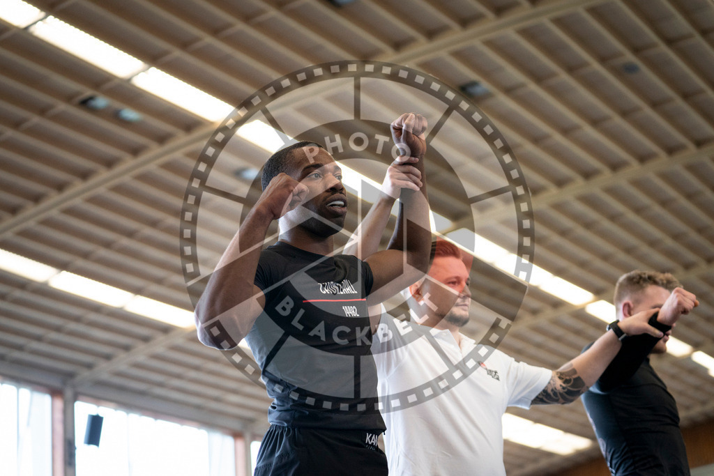 20240309PBB6547 | Fighters compete during the International Luta Livre (ILLCS) Spring Championship in Hannover, Germany, on March 9, 2024.