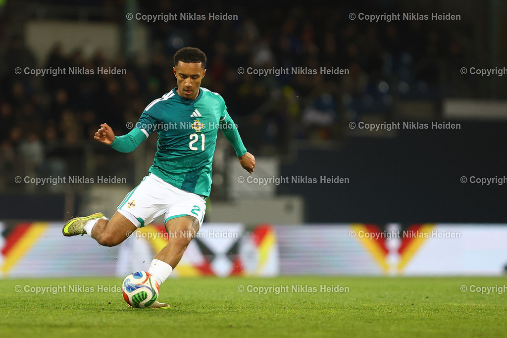 NH_DeutschlandU21_NordirlandU21_U21EMQualifikation_27032026 | #21 Devian Moses (Nordirland U21)Fußball I Junioren I U21-EM-Qualifikation I Saison 2025-2026 I 8. Spieltag I Deutschland U21 - Nordirland U21 I 27.03.2026 I Eintracht-Stadion