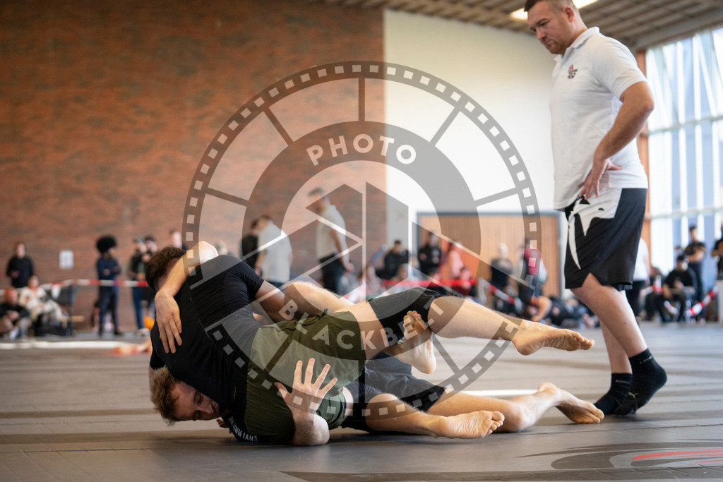 20240309PBB6387 | Fighters compete during the International Luta Livre (ILLCS) Spring Championship in Hannover, Germany, on March 9, 2024.