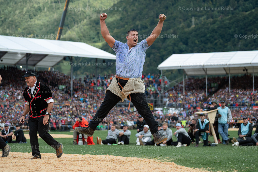 Schwingen -  ESAF Samstag 2025 | Mollis, 30.8.25, Schwingen - ESAF Samstag.