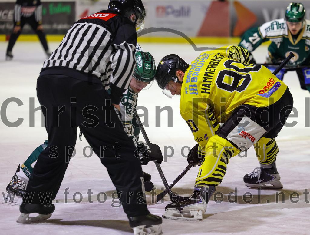 2025-12-28_103_TSV_Erding_gegen_onesto_Tigers_Bayreuth | Erding, Deutschland, 28.12.2025:Eishockey, Oberliga Süd 2025 / 2026, 31. Spieltag, TSV Erding gegen onesto Tigers Bayreuth, Endergebnis: 6:5 n.V.Jan Hammerbauer (onesto Tigers Bayreuth, #90)Foto: Christian Riedel / fotografie-riedel.net