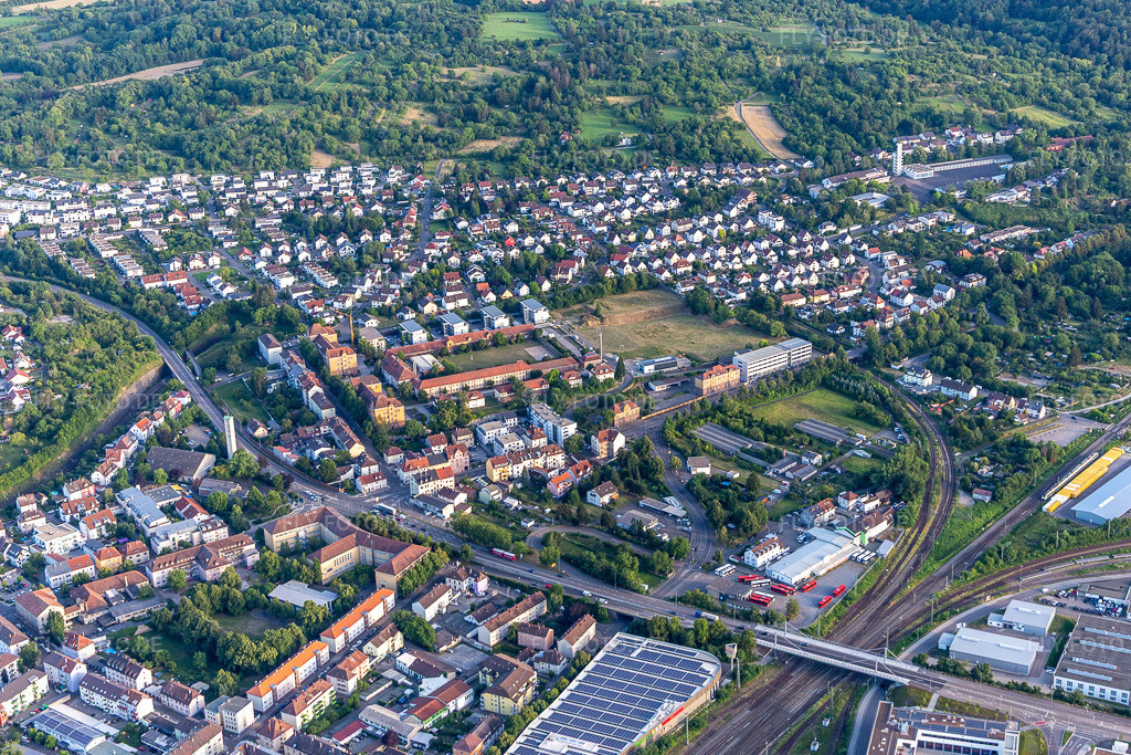 Luftbild: Efeu Campus in Bruchsal im Bundesland Baden-Württemberg in Deutschland. Foto: IMG_133481.jpg vom 12.07.2022 durch Werner Riehm/FLY-FOTO.de
