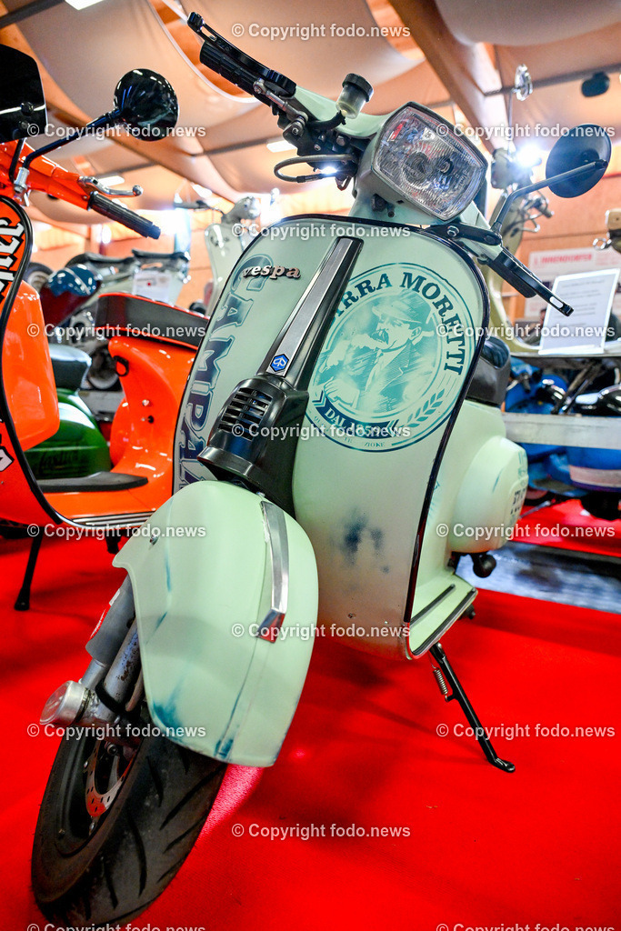 Vespa Custom Show_ Neumarkt Mkr._ 01.03.2025-72 | 01.03.2025, Neumarkt im Mklr., AUT, Neumarkt im Mkr., im Bild Vespa Custom Show 2025©Harald Dostal / fodo.news