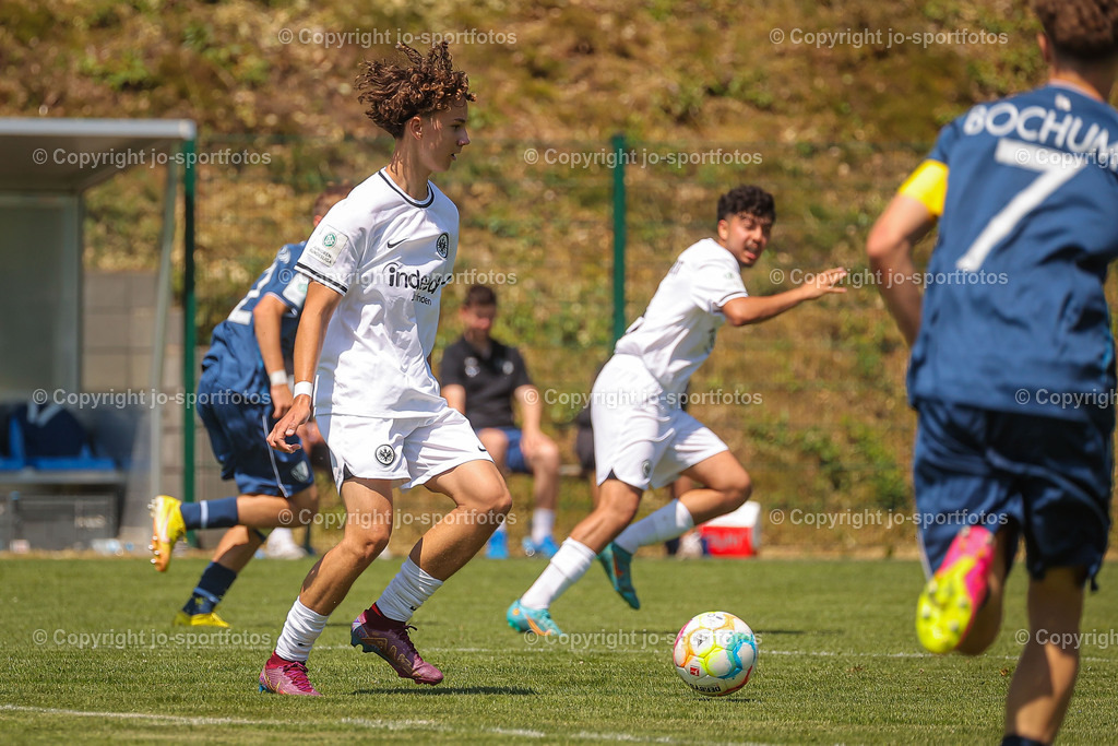 BQ3I4998 | 17.06.2023; Testspiel; Rasenplatz Offdilln; VfL Bochum U17 - Eintracht Frankfurt U17; Ergebnis: 3:1 (1:1)
