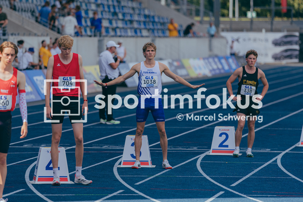 Deutsche Meisterschaften U20 / U16 2026 | Jan Emanuel Merheim, TuS Köln rrh., 1038 800-Meter-Lauf, Finale,Deutsche Meisterschaften der U20 &amp; U16 2026, Lohrheidestadion Bochum-Wattenscheid, 12.07.2026. Foto: Marcel Schwering / sportimfokus - Realisiert mit Pictrs.com