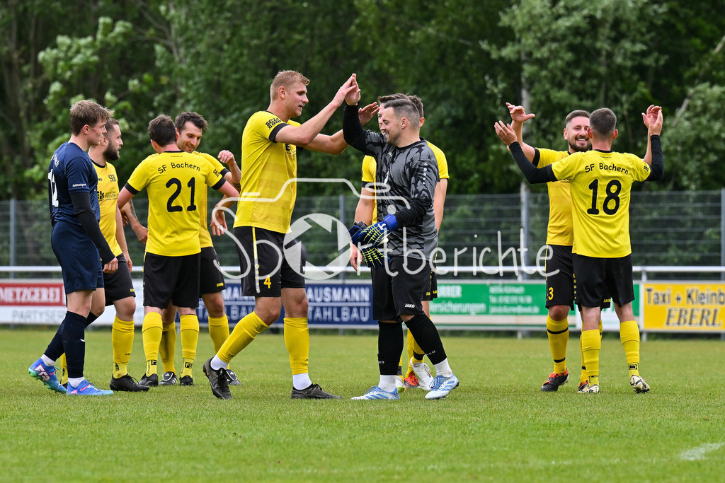 TSV Kühbach - SF Bachern | Jubel nach Schlusspfiff