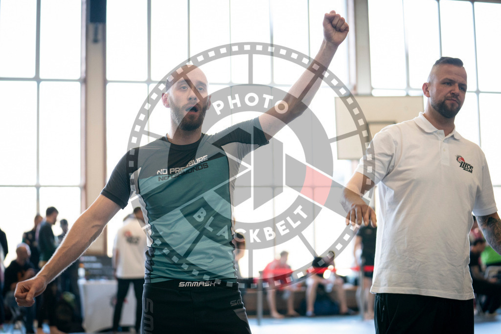 20240309PBB6747 | Fighters compete during the International Luta Livre (ILLCS) Spring Championship in Hannover, Germany, on March 9, 2024.