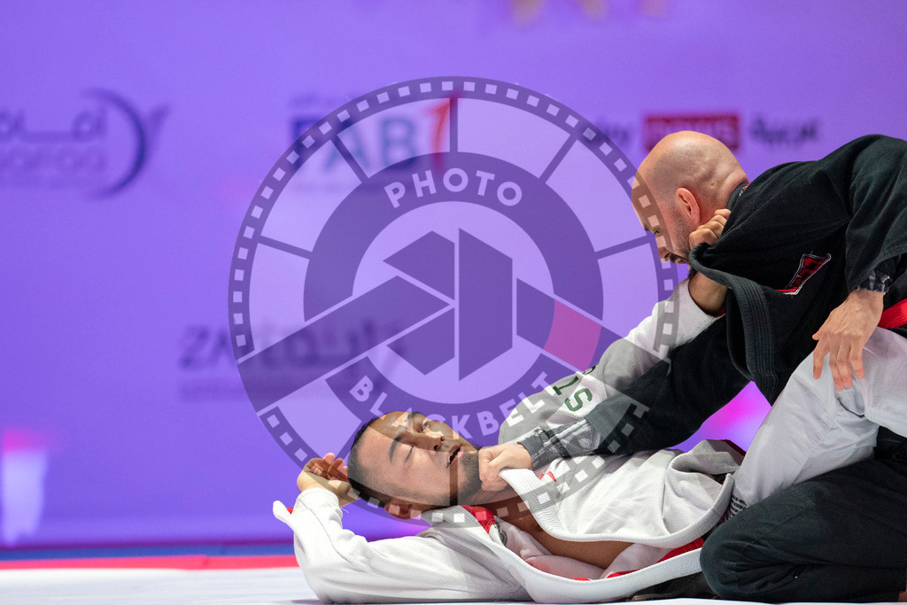 20231107PBB5806 | Fighters compete during the AJP World Master Championship in the Mubadala Arena in Abu Dhabi, Arab United Emirates, on November 7, 2023.