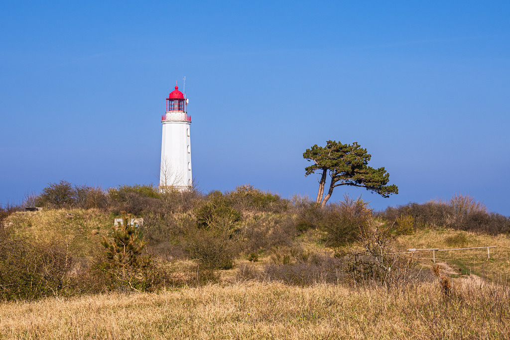 Der Leuchtturm Dornbusch auf der Insel Hiddensee | Der Leuchtturm Dornbusch auf der Insel Hiddensee.