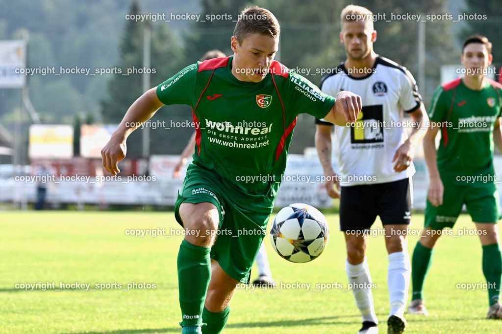 FC Gmünd vs. SV Spittal 1921 | #14 Stephan Gigler FC Gmünd, FC Gmünd vs. SV Spittal 1921, FC Gmünd vs. SV Spittal 1921 am 27.08.2024 in Gmünd (Sportplatz Karnerau), Austria, (Photo by Bernd Stefan)