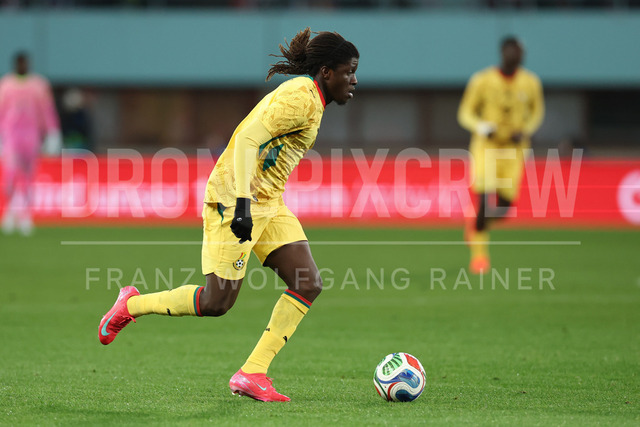 Austria vs Ghana – International Football Match    | VIENNA, AUSTRIA, 27.MAR.26 - SOCCER - OEFB international test match, Austria vs Ghana. The image shows Caleb Yirenkyi (Ghana).