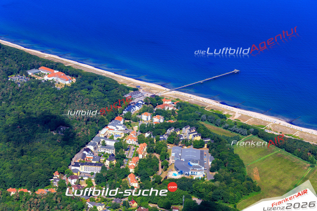 Das Luftbild der Stadt Graal Müritz wurde 2018 vom Flugzeug heraus erstellt (keine Drohne) Aufnahmehöhe ca.400 Meter- hohe Auflösung für beste Druck-Qualität