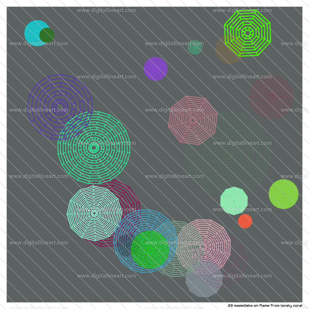 23-mazedisks-flame-from-lonely-coral | digitallineart - Realisiert mit Pictrs.com