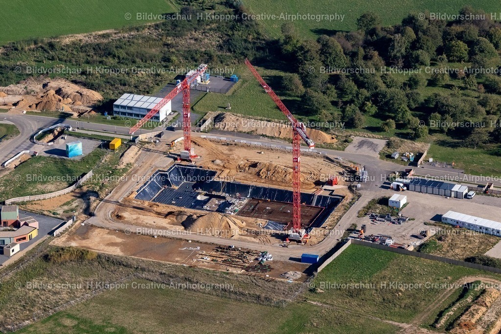 Lufbilder Jülich-5838 | Luftbild Baustelle - Gebäude Park für die Entwicklung und Produktion von Solar-Technologien in Jülich - Realisiert mit Pictrs.com
