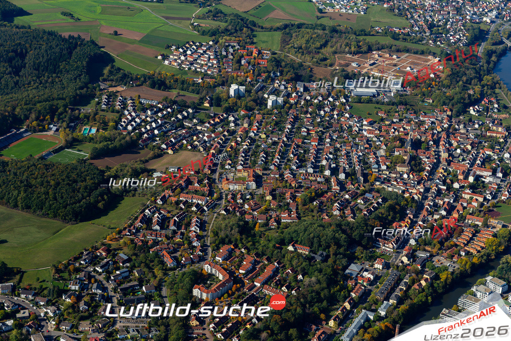 Das Luftbild der Stadt Gaustadt wurde 2019 vom Flugzeug heraus erstellt (keine Drohne) Aufnahmehöhe ca.400 Meter- hohe Auflösung- beste Druck-Qualität garantiert!