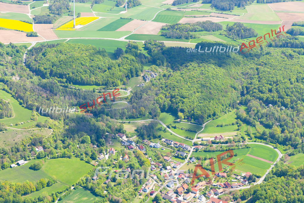 aktuelles Luftbild von Tiefenellern  - Luftaufnahme wurde 2019 von https://frankenair.de mittels Flugzeug (keine Drohne) erstellt.