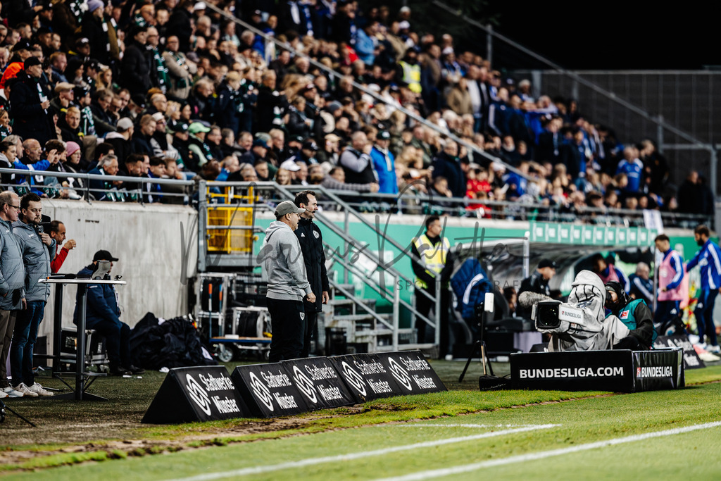 2. Bundesliga, Saison 2024/25, 7. Spieltag: SC Preußen Münster - FC Schalke 04 | Münster, 28.09.2024: 2. Bundesliga, 7. Spieltag, SC Preußen Münster gegen FC Schalke 04 im LVM-Preußenstadion in Münster. Foto: sportfotografie.ms | Markus Paletta - Realisiert mit Pictrs.com