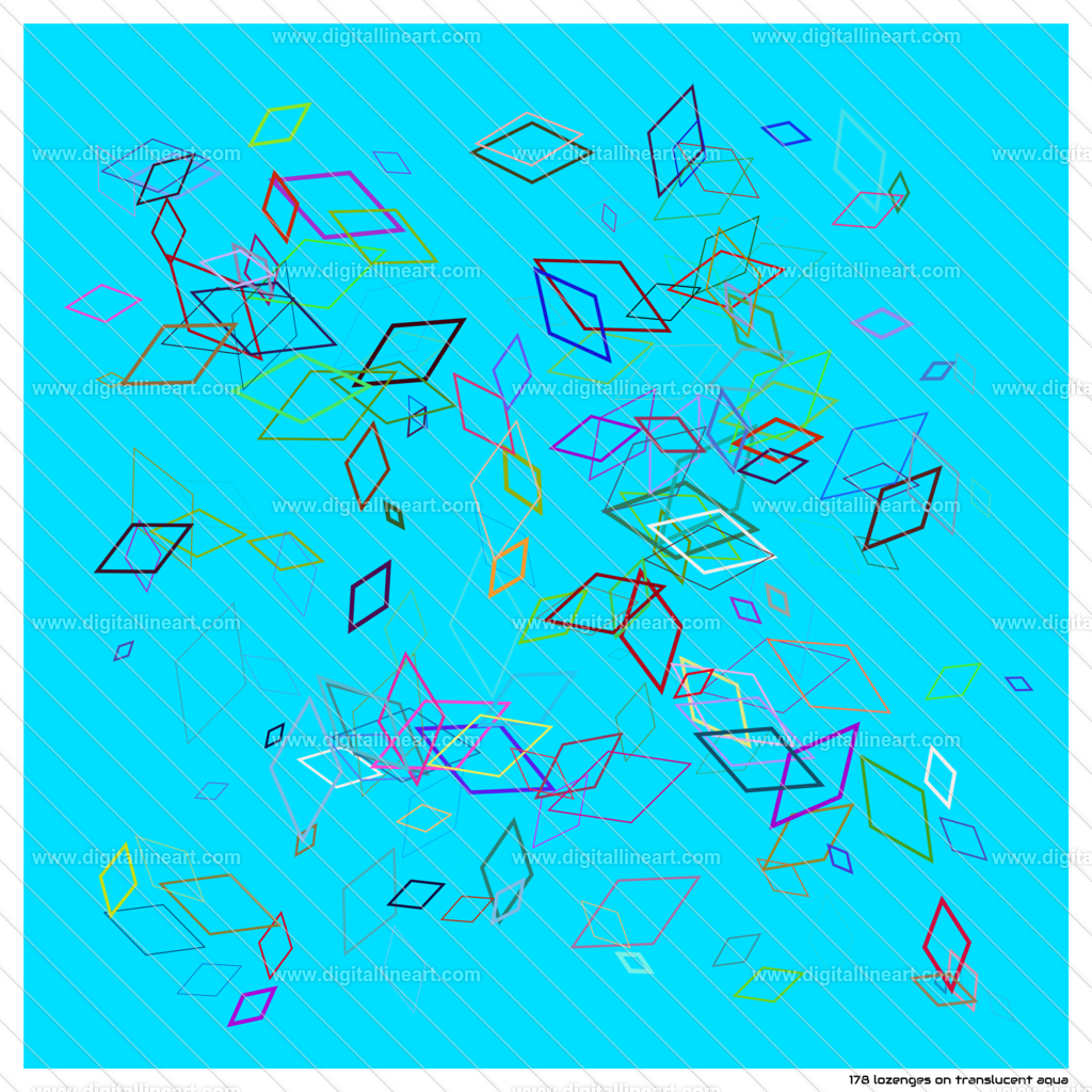 178-lozenges-translucent-aqua | digitallineart - Realisiert mit Pictrs.com