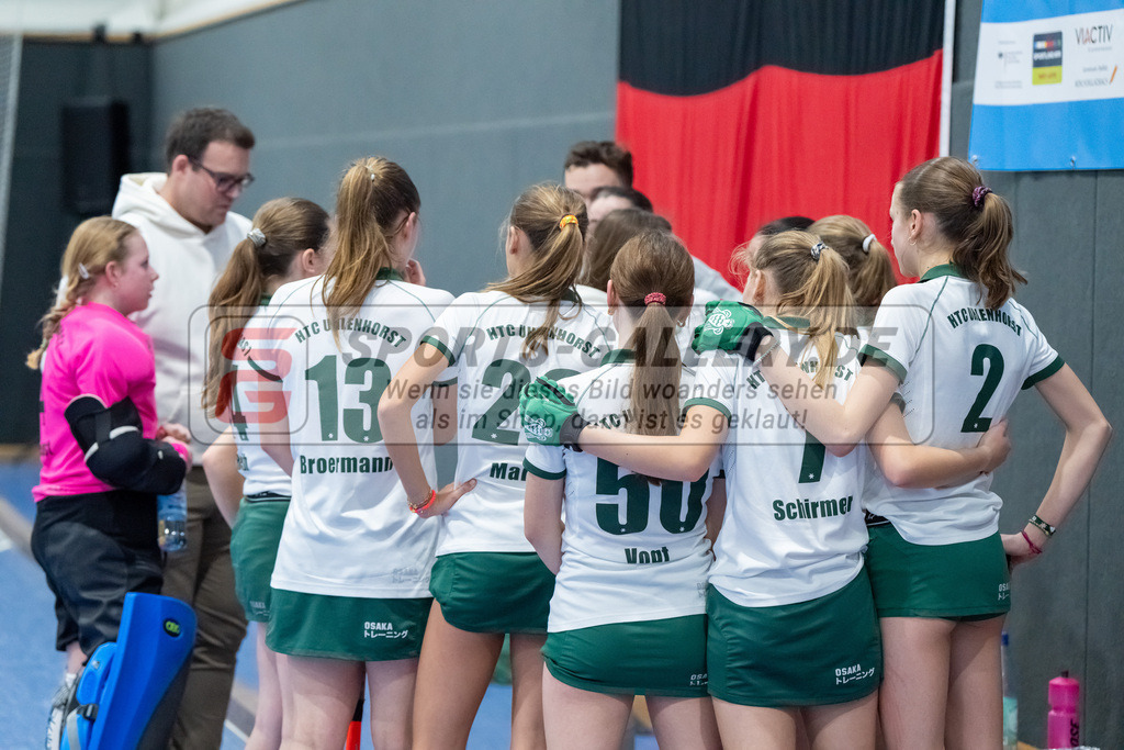 HK_20250223_103207 | Deutsche Meisterschaft wU14 Finale und Ehrungen am 23.2.2025 Düsseldorfer HC, Düsseldorf