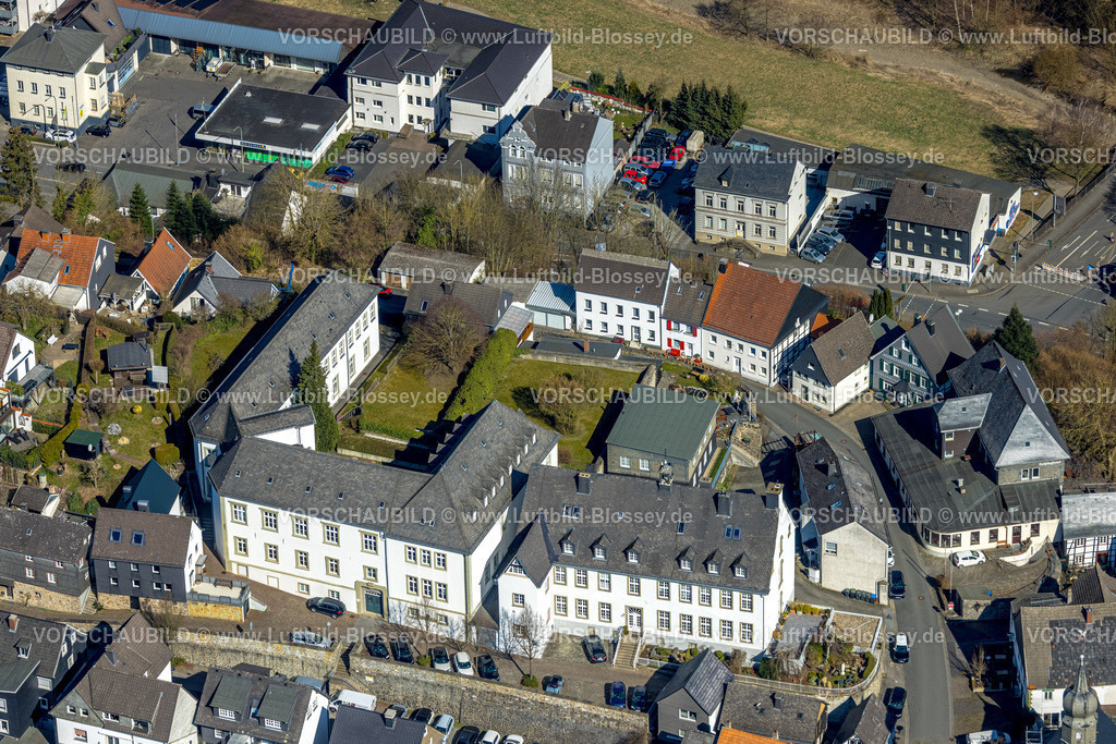 Arnsberg250305455 | Luftbild, Gebäude Regionale Wirtschaftsförderung, Schloßstraße 14, Arnsberg, Sauerland, Nordrhein-Westfalen, Deutschland