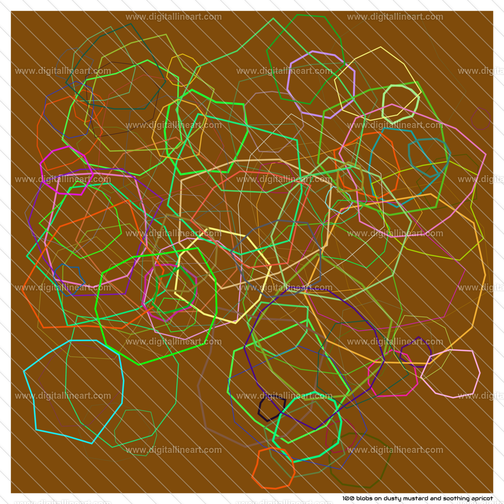 100-blobs-dusty-mustard-and-soothing-apricot | digitallineart - Realisiert mit Pictrs.com