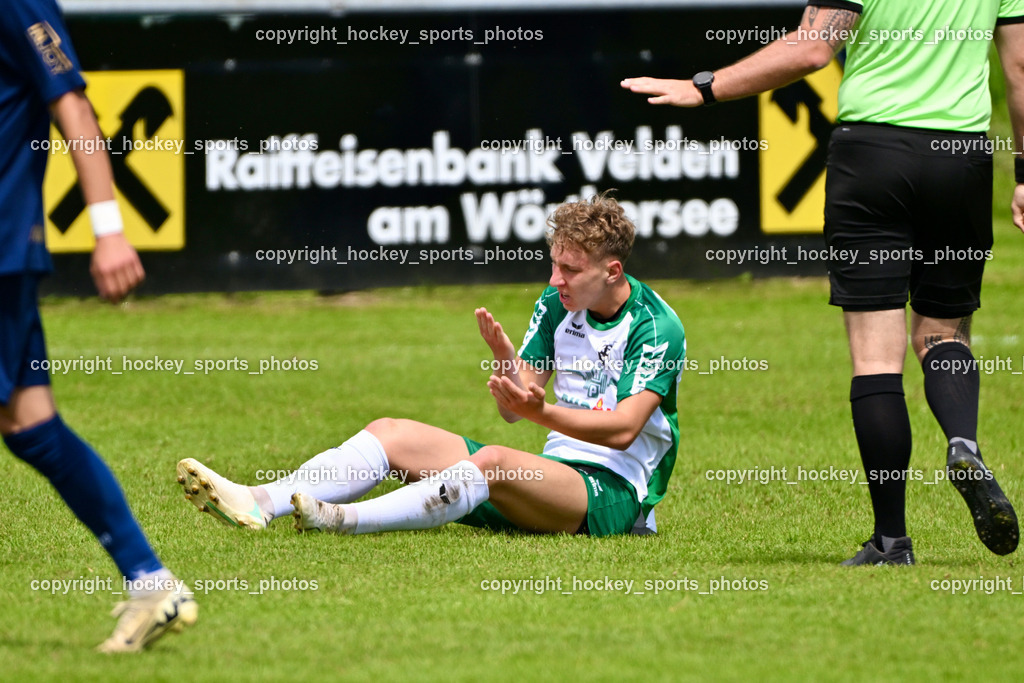 ATUS Velden vs. VST Völkermarkt | #19 Valentin Safran VST Völkermarkt, ATUS Velden vs. VST Völkermarkt, ATUS Velden vs. VST Völkermarkt am 30.05.2024 in St. Egyden (Sportpark St. Egyden), Austria, (Photo by Bernd Stefan)