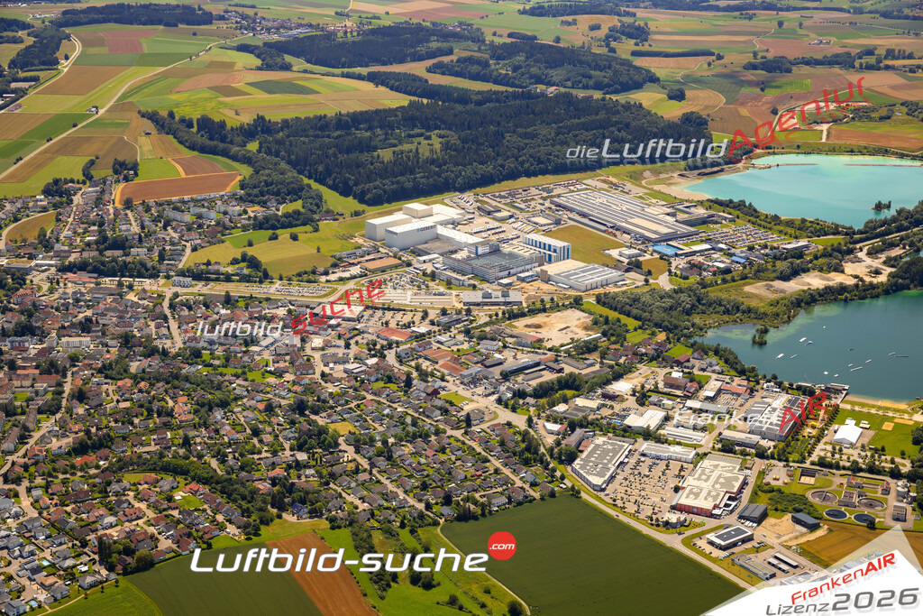 Das Luftbild zeigt :  Pfullendorf - Die Luftaufnahme wurde 2024 vom UL-Flugzeug aus erstellt ( keine Drohne ) - Hochauflösende Luftaufnahme - Für grossformatige Ausdrucke geeignet. Die Geschenkidee !Mit Lizenz und Bildrechte bestellbar