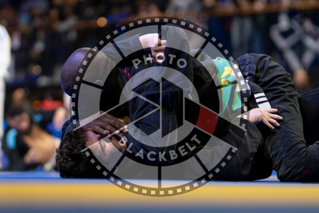 20240119PBB1494 | Fighters compete during the IBJJF European Championship in Paris, France, on January 19, 2024.
