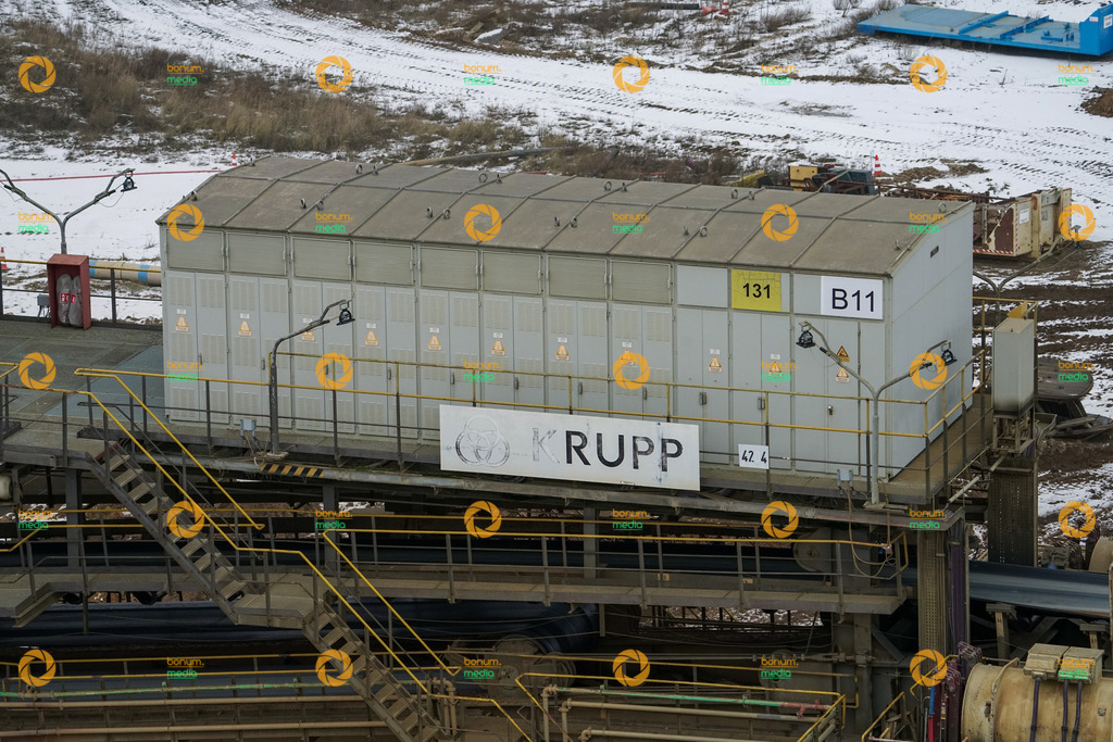 Tagebau Garzweiler leichter Schnee  | Foto: Daniel Böhm | bonum.media - Realisiert mit Pictrs.com
