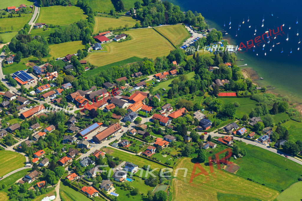 Luftbild von  Tutzing - Luftaufnahme wurde 2015 von https://frankenair.de mittels Flugzeug (keine Drohne) erstellt - die Geschenkidee