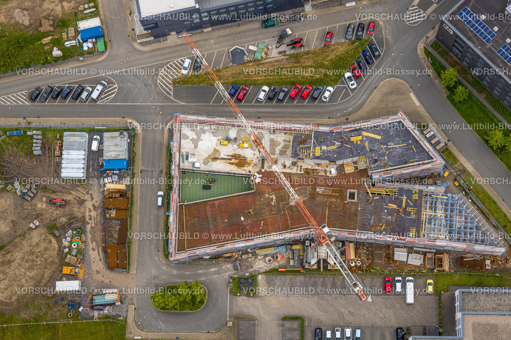 Bochum220604908 | Luftbild, Baustelle mit Neubau Gesundheitscampus, an der RUB Ruhr-Universität Bochum, Querenburg, Bochum, Ruhrgebiet, Nordrhein-Westfalen, Deutschland