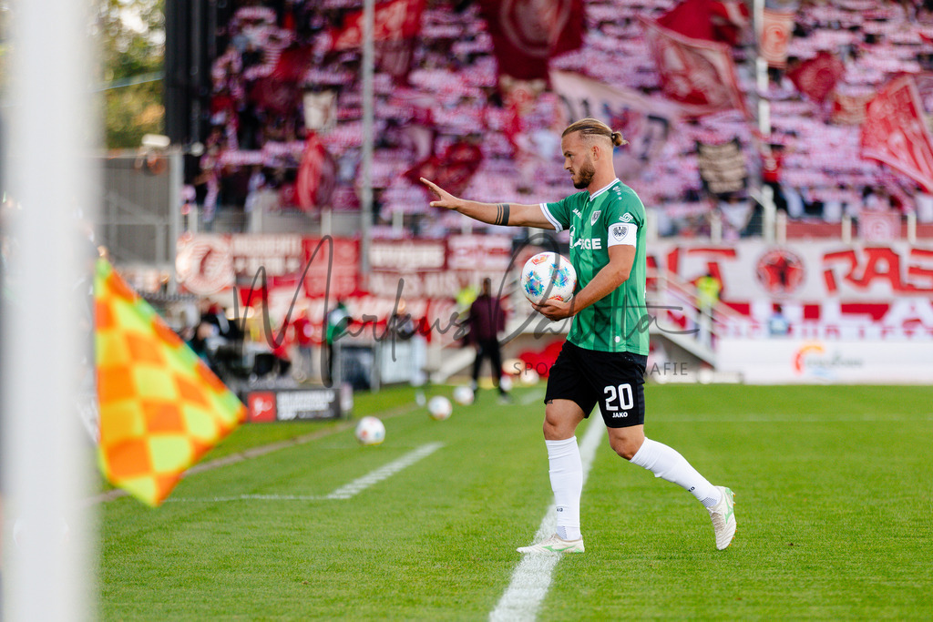 2. Bundesliga, Saison 2025/26, 5. Spieltag : SC Preußen Münster - Fortuna Düsseldorf | Münster, 14.09.2025: 2. Bundesliga, 5. Spieltag, SC Preußen Münster gegen Fortuna Düsseldorf im LVM-Preußenstadion in Münster. Foto: sportfotografie.ms | Markus Paletta - Realisiert mit Pictrs.com