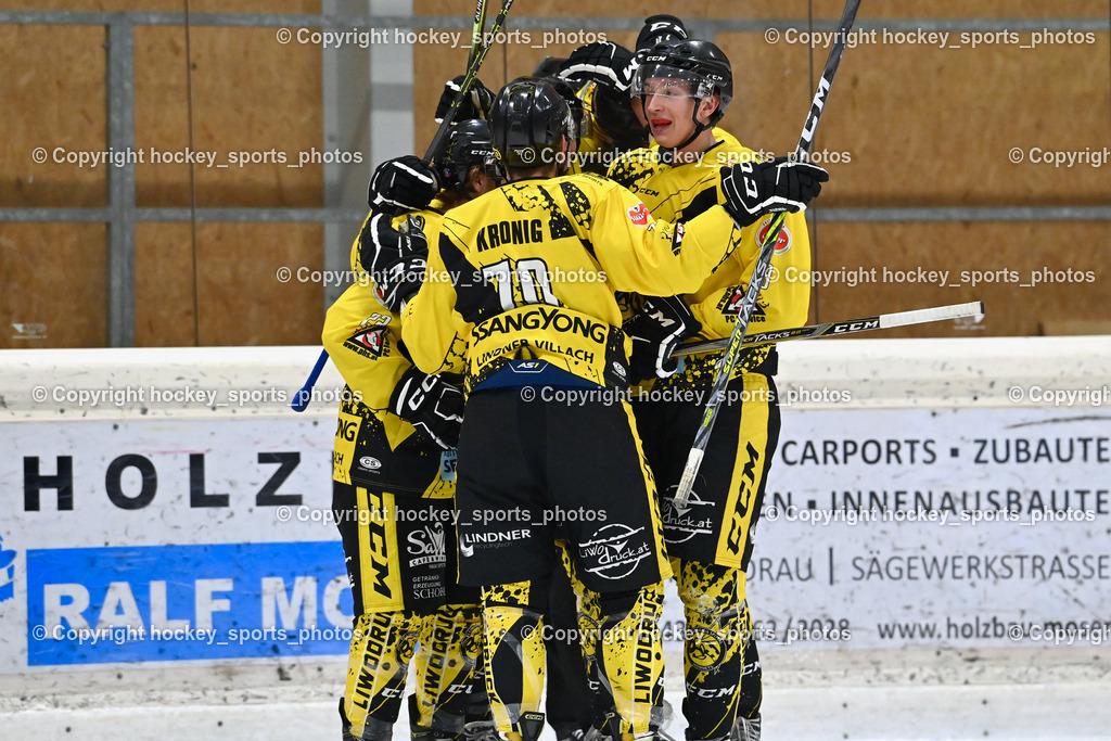 EC Spittal Hornets vs. ESC Steindorf 7.12.2022 | Jubel EC Spittal Hornets Mannschaft, #88 Zauchner Daniel, #70 Kronig Daniel