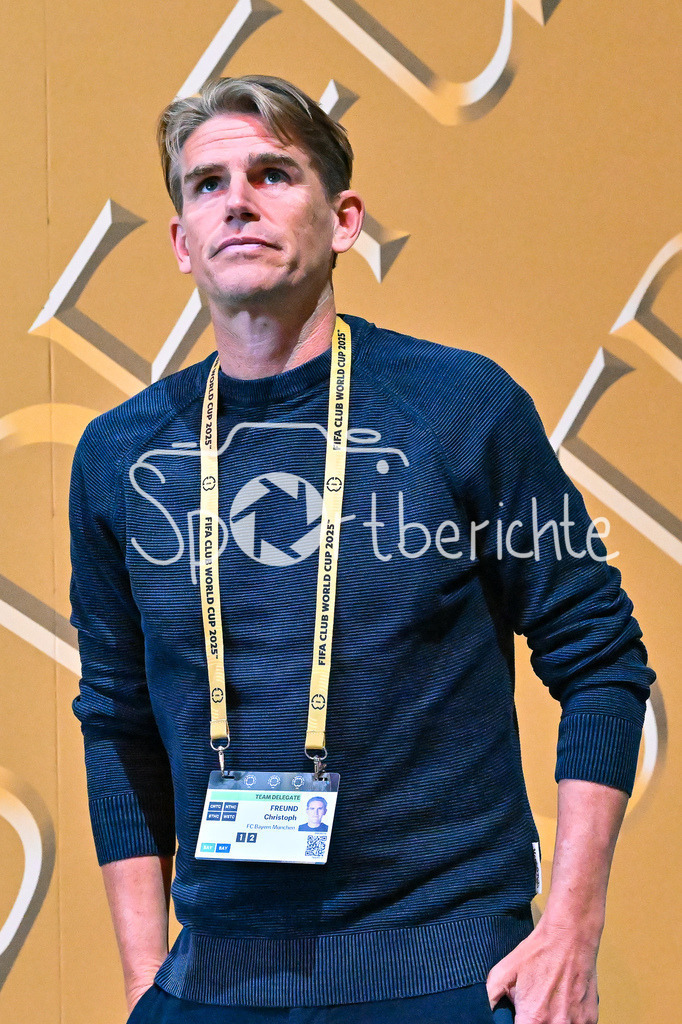 Paris Saint Germain - FC Bayern München | im Bild Christoph FREUND / Sportvorstand des FC Bayern / Einzelfoto / Freisteller / FIFA Club World Cup: Paris Saint Germain - FC Bayern Muenchen, Mercedes Benz Stadium am 05.07.2025 / NOT FOR SALE IN USA