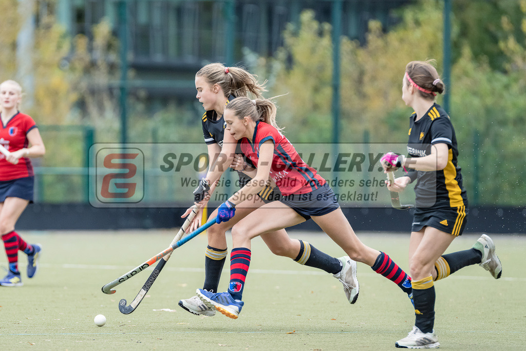 HK_20231022_105872 | Platz 3 Deutsche Meisterschaft Feld WU16 Berliner HC - Harvestehuder THC am 22.10.2023 DHC, Düsseldorf ,